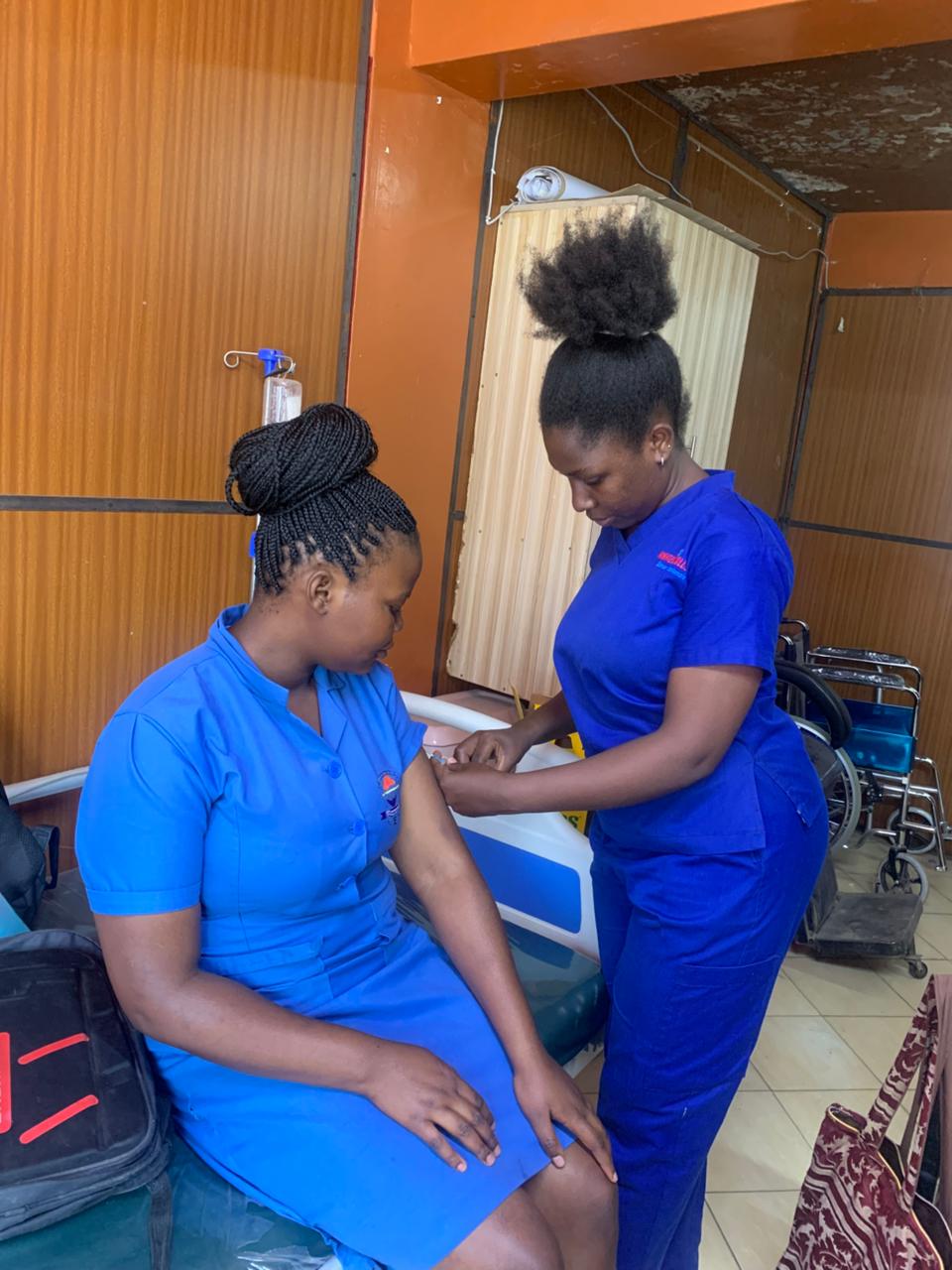 Nursing practical skills training session